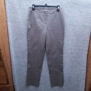 Fabulously Slimming by Chico's Womens 00 Gray Dress Pants Cotton 30.5" 31" 9.25"